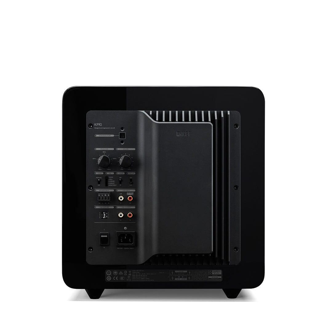 KEF KF92 Powered Subwoofer - High Performance Home Theater & Music Bass Speaker for Immersive Audio Experience | Perfect for Living Rooms, Home Theaters & Gaming Setups