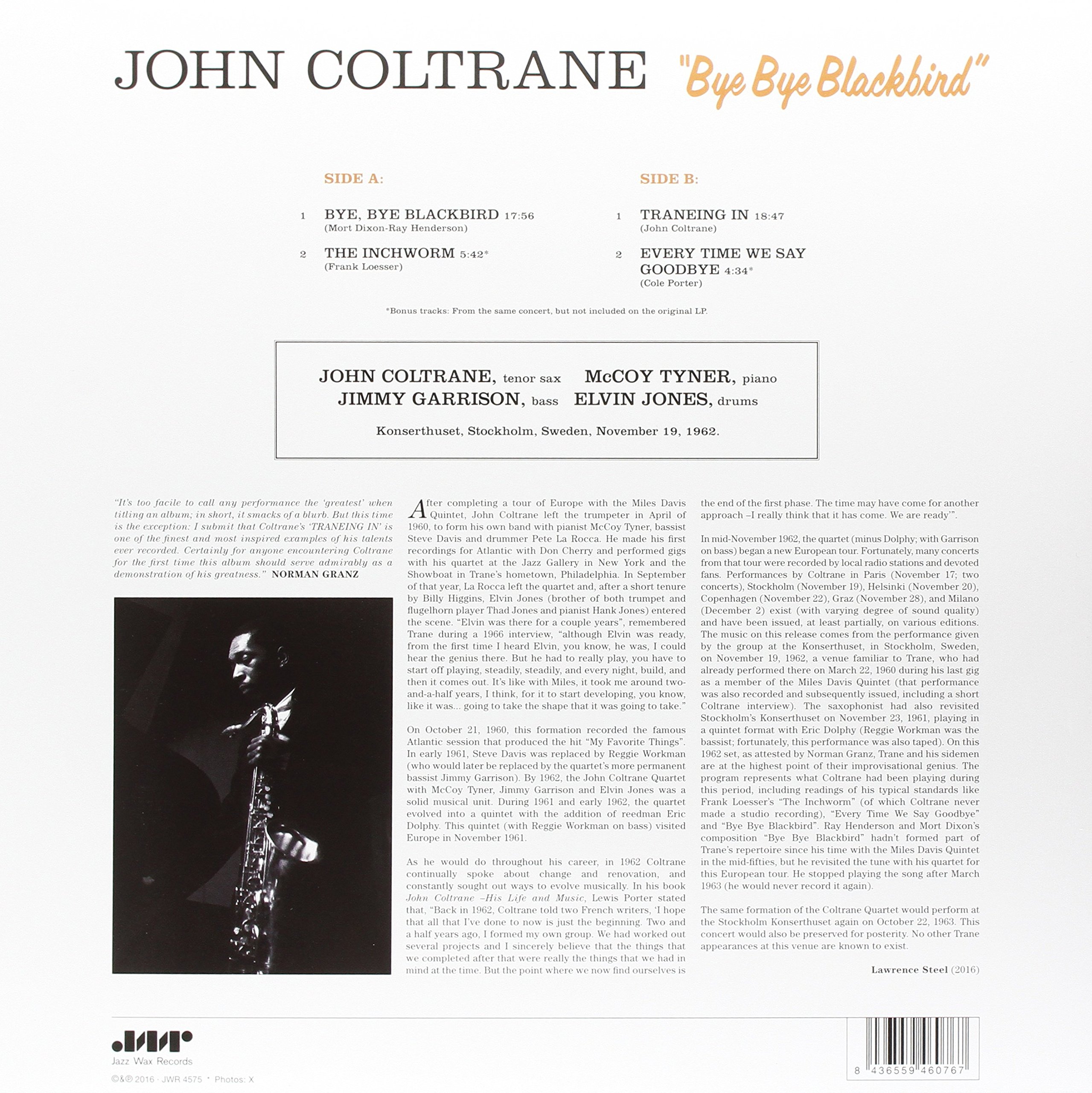 Bye Bye Blackbird + 2 Bonus Tracks - Classic Jazz Album for Relaxation & Dinner Parties | Perfect for Music Lovers & Vinyl Collectors