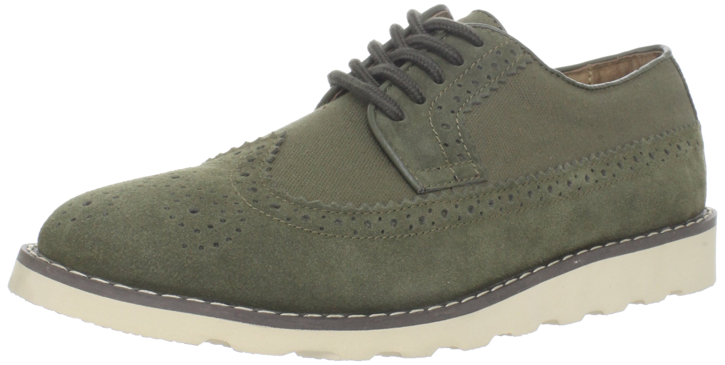 Men's Longwing Oxford Dress Shoes - Classic Wingtip Brogue for Business & Formal Wear - Comfortable Leather Lace-Up Shoes for Office, Wedding & Special Occasions
