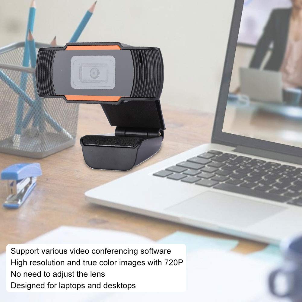 HD Webcam for Laptop & Desktop - 1080p Full HD Streaming Camera with Built-in Microphone for Video Calls, Zoom Meetings, Online Classes & Live Streaming