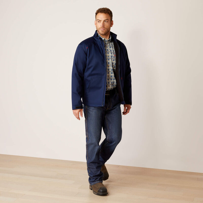 Ariat Men's FR Basic Insulated Jacket - Flame Resistant Workwear for Construction & Outdoor Safety