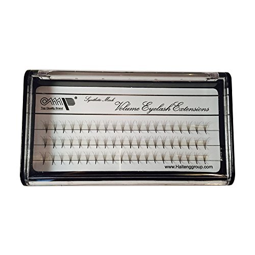 5D Volume Synthetic Mink Eyelash Extensions - D Curl, 0.07mm Thickness, 8-15mm Length (6 Sizes), 60 Clusters per Tray - Perfect for Bridal, Party & Special Occasion Makeup