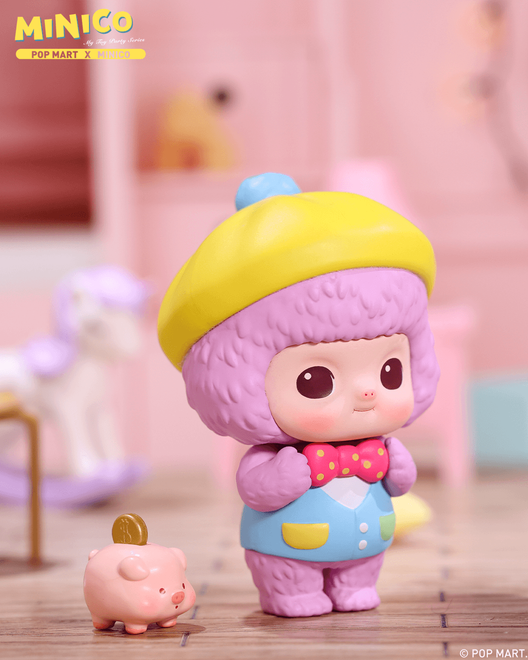 POP MART Minico My Toy Party Series Blind Box Collectible Figures - Cute Mini Vinyl Toys for Display & Gifts | Perfect for Party Favors, Desk Decor & Anime Collections
