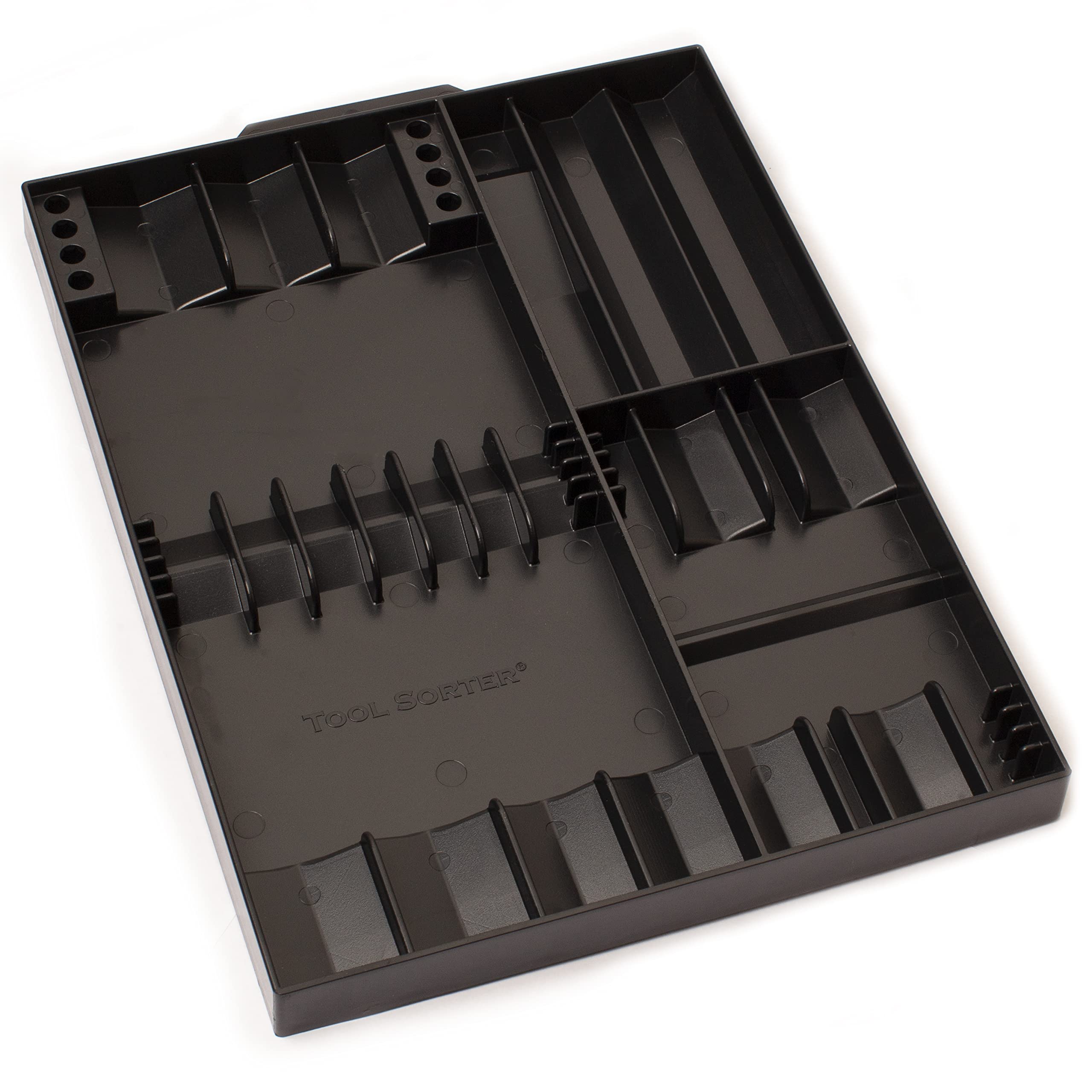 Black Screwdriver Organizer - Heavy Duty Tool Holder for Workshop & Garage Storage - Perfect for DIY, Home Repair, and Professional Use