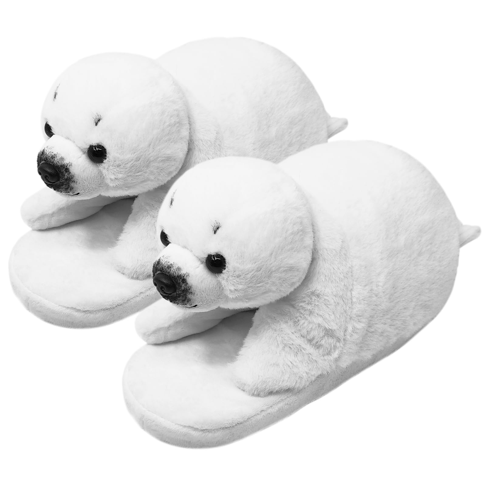 Funny Animal Slippers for Women - Cartoon Cute Fluffy House Slippers with Soft Memory Foam, Cozy Cotton Indoor Slides | Perfect Birthday Gift for Her, Best for Relaxing at Home & Spa Days