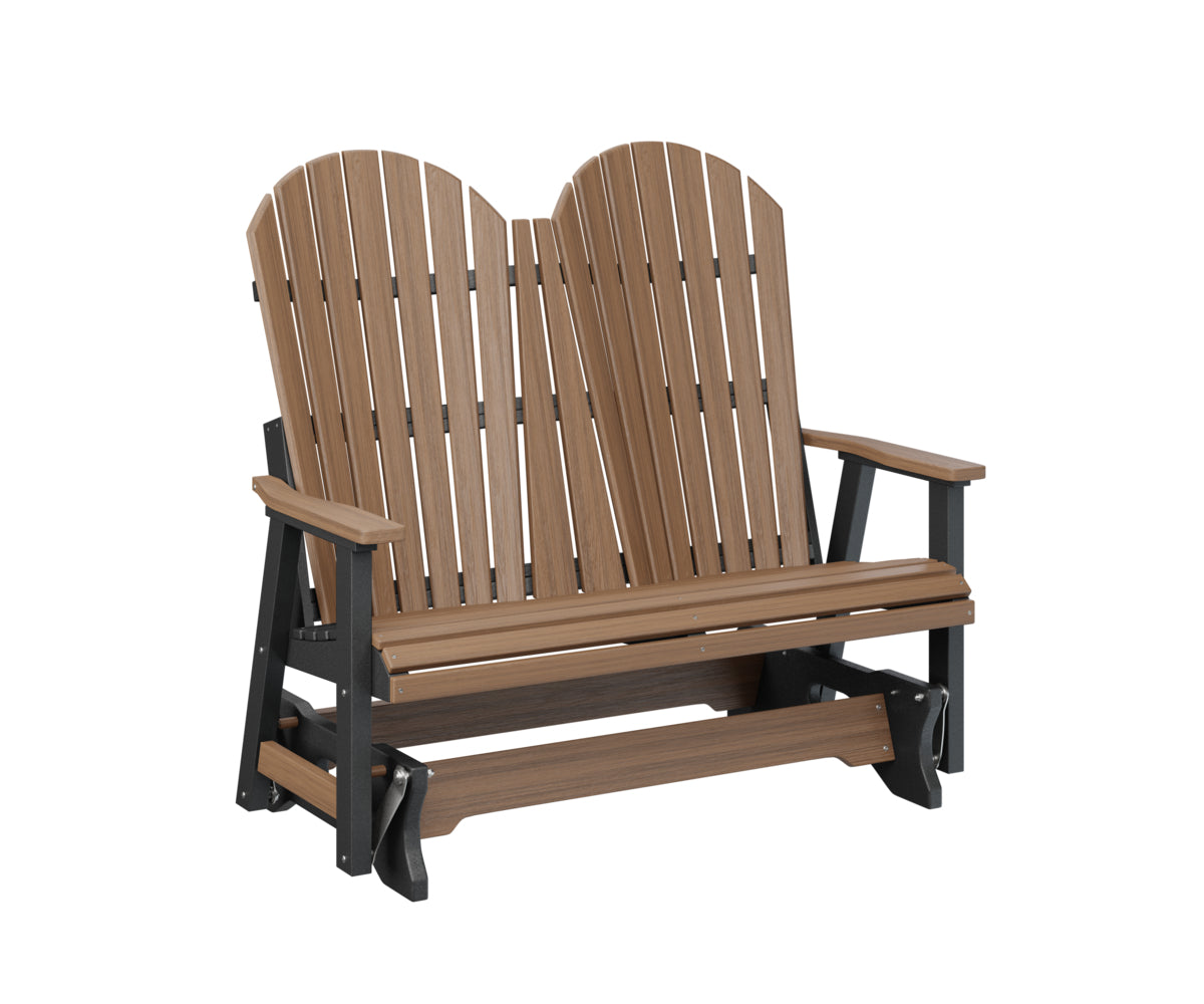 Berlin Gardens Comfo Back Double Glider - Outdoor Patio Swing Bench with Weather-Resistant Cushions - Perfect for Porch, Garden, and Backyard Relaxation
