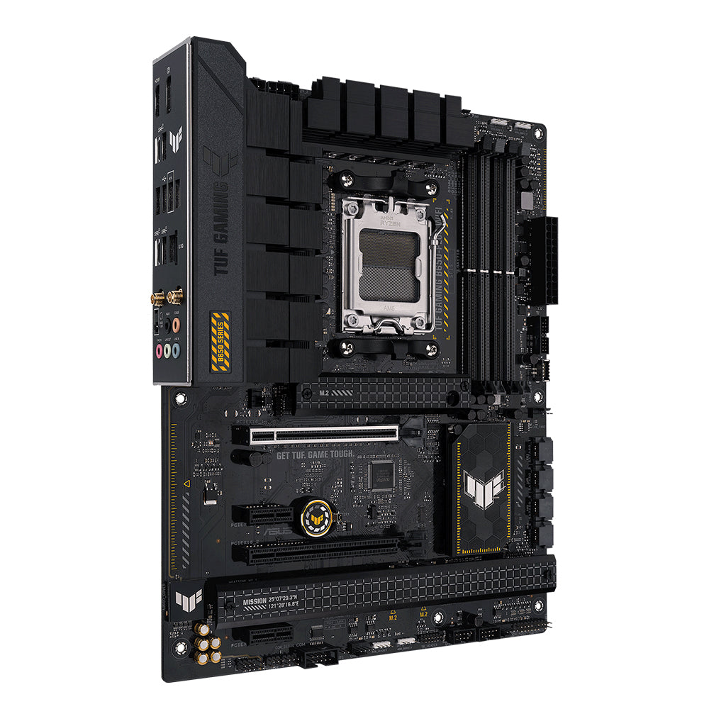 ASUS TUF GAMING B650 PLUS WIFI AMD AM5 ATX Motherboard - DDR5, PCIe 5.0, WiFi 6, 2.5Gb LAN - Perfect for Gaming PC Builds & High-Performance Workstations