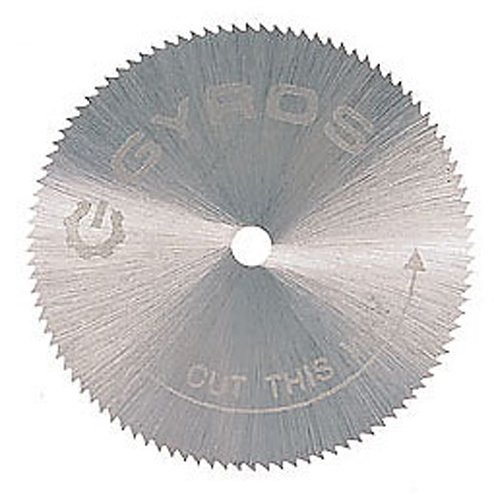 Gyros Mini Circular Saw Blade - 1.5 Inch Fine Teeth (100 TPI) for Cutting Wood, Plastic & Soft Metals (Brass, Aluminum, Copper) | Compatible with Most Rotary Tools | Perfect for DIY Crafts, Model Building & Precision Woodworking