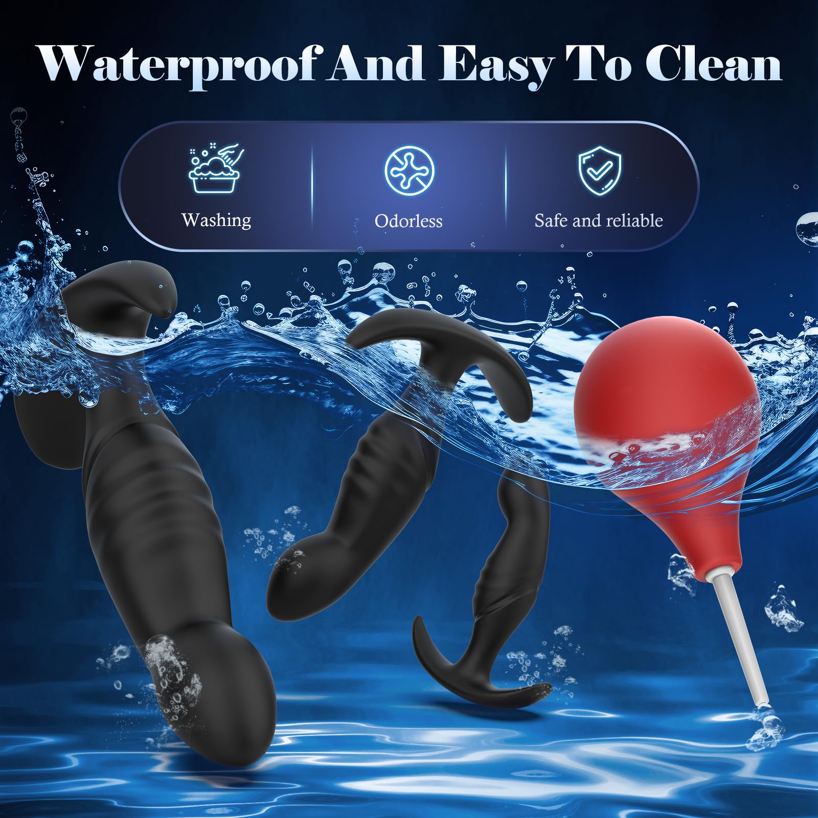 4PCS Silicone Anal Plug Set for Beginners & Advanced Users - Prostate Massager with Flared Base for Men, Women & Couples | Anal Training Kit for Enhanced Pleasure & Intimacy | Perfect for Solo Play, Couples Exploration & BDSM Scenes