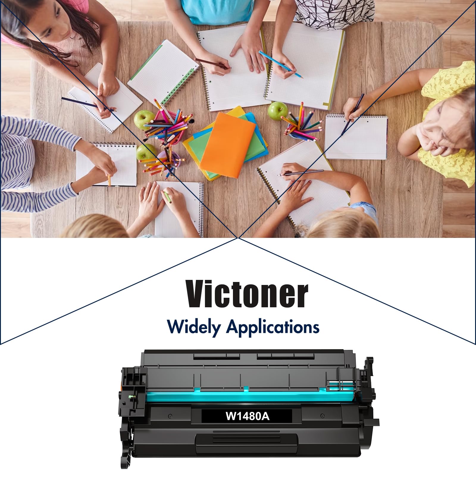 HP 148A 148X Compatible Toner Cartridge Black 2-Pack with Chip - Works with HP LaserJet Pro 4001dw 4001dn 4001n MFP 4101fdw 4101fdn Printers | Ideal for Office Printing, High-Volume Documents & Professional Use