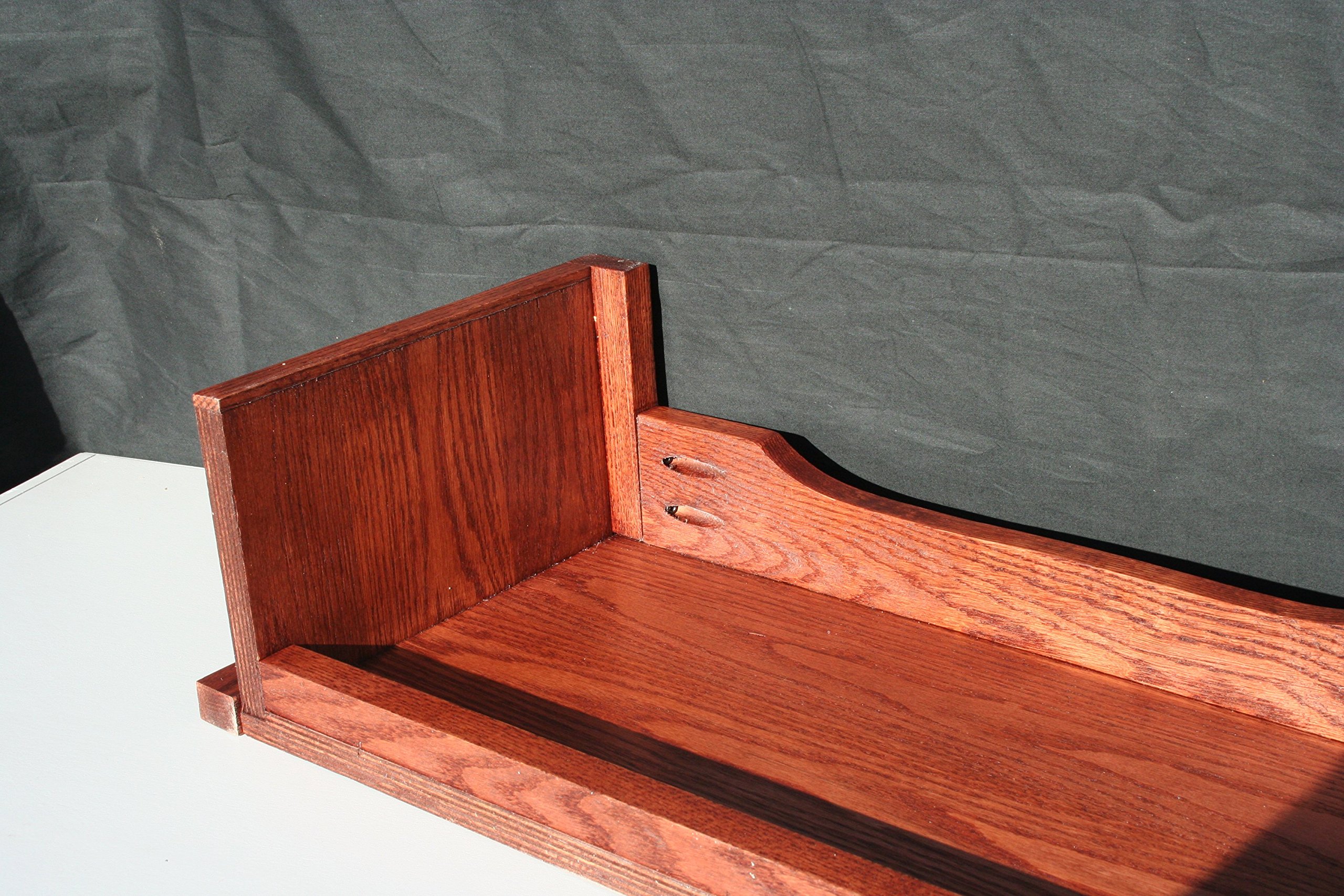 Oak TV/Monitor Riser Stand - Mission Style 26