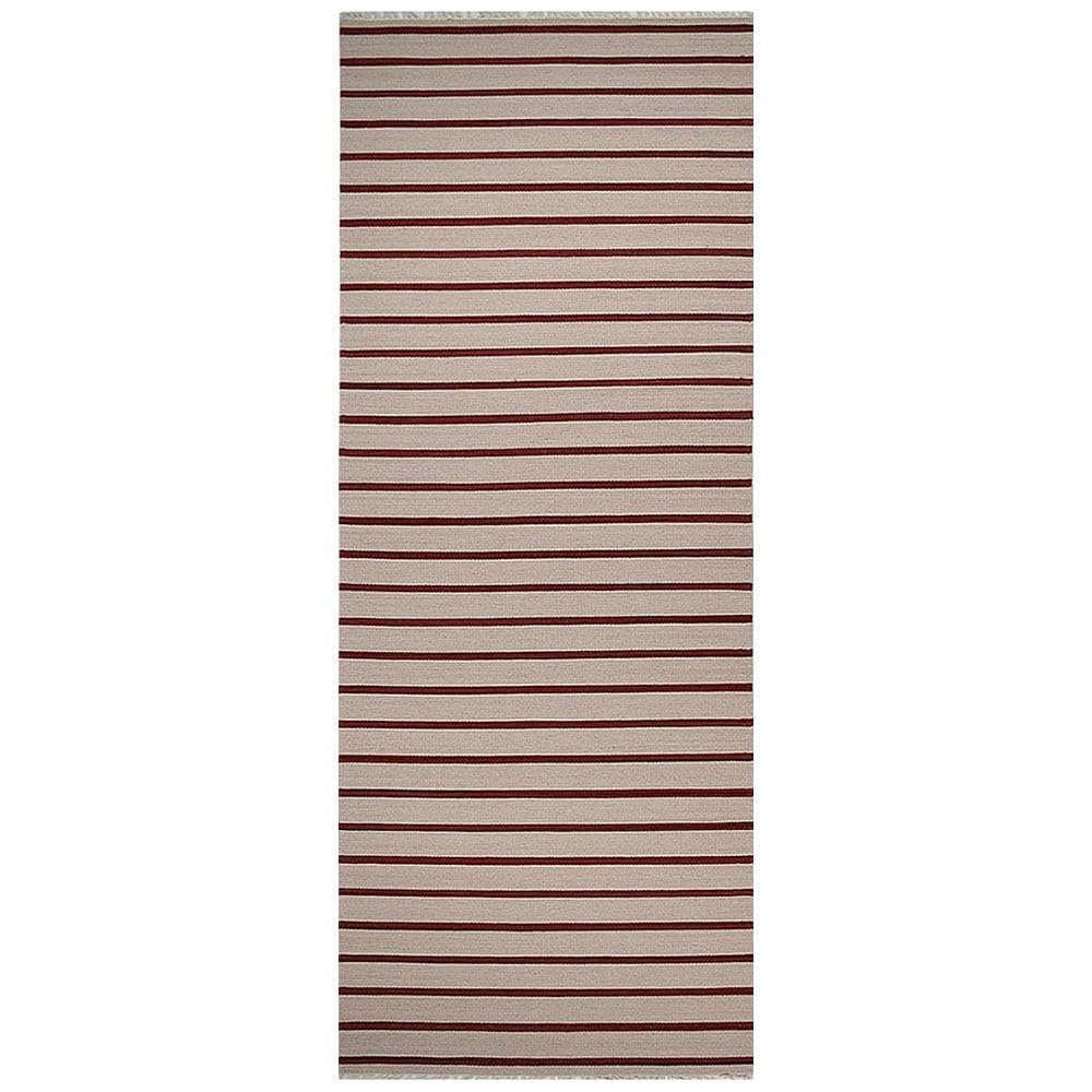 Handwoven Flat Weave Kilim Wool Eco-Friendly Area Rug - 2'6