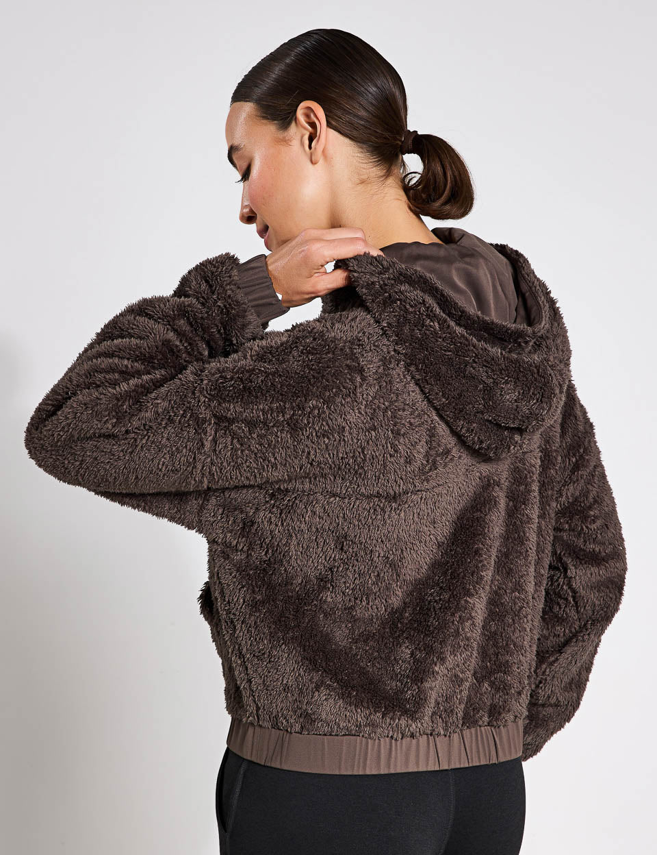 Eco-Friendly Recycled Fleece Bomber Jacket - Pine Cone Color | Warm & Stylish Outerwear for Men & Women | Perfect for Fall, Winter & Outdoor Adventures