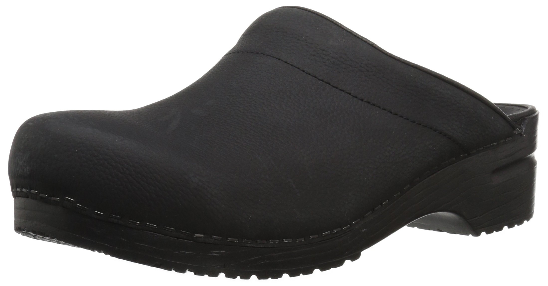 Sanita Men's Karl Textured Oil-Resistant Clog - Slip-Resistant Work Shoes for Chefs, Nurses & Healthcare Professionals