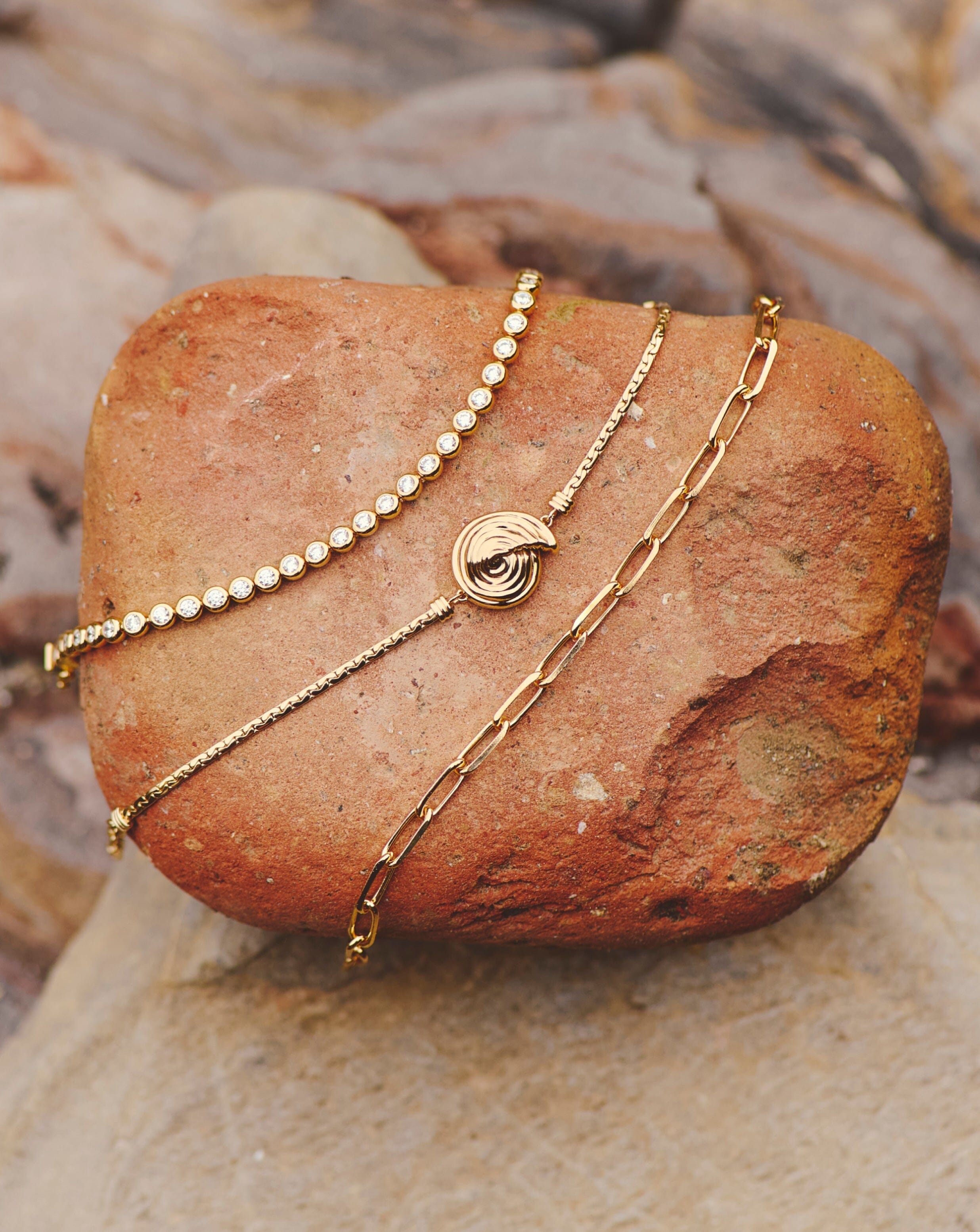18k Gold Plated Spiral Cobra Chain Bracelet for Women - Trendy Boho Chic Jewelry for Casual Wear & Special Occasions