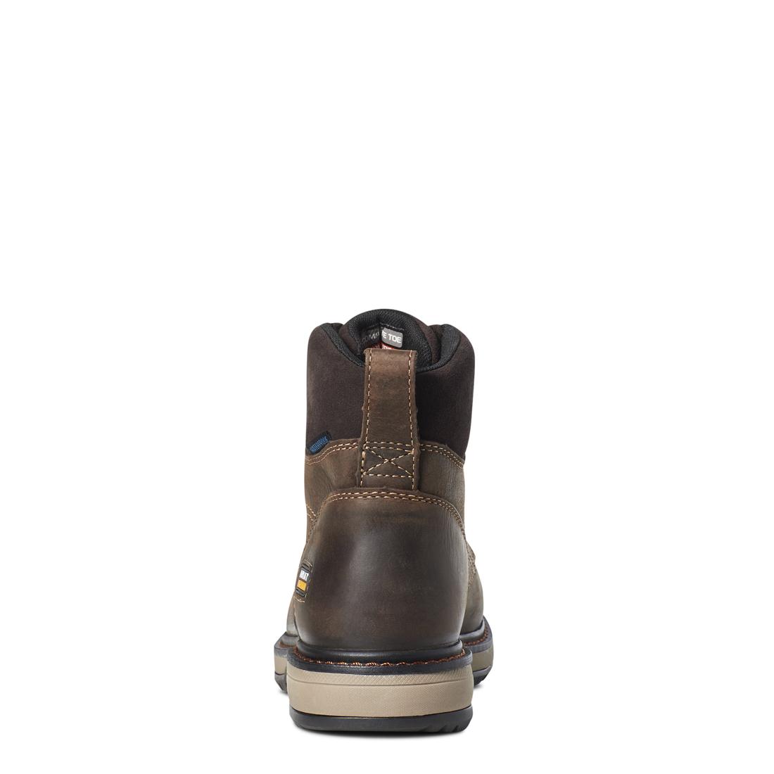 Riveter 6 Women's CSA Certified Waterproof Composite Toe Work Boots - Brown - Durable Safety Shoes for Construction, Warehouse & Outdoor Work