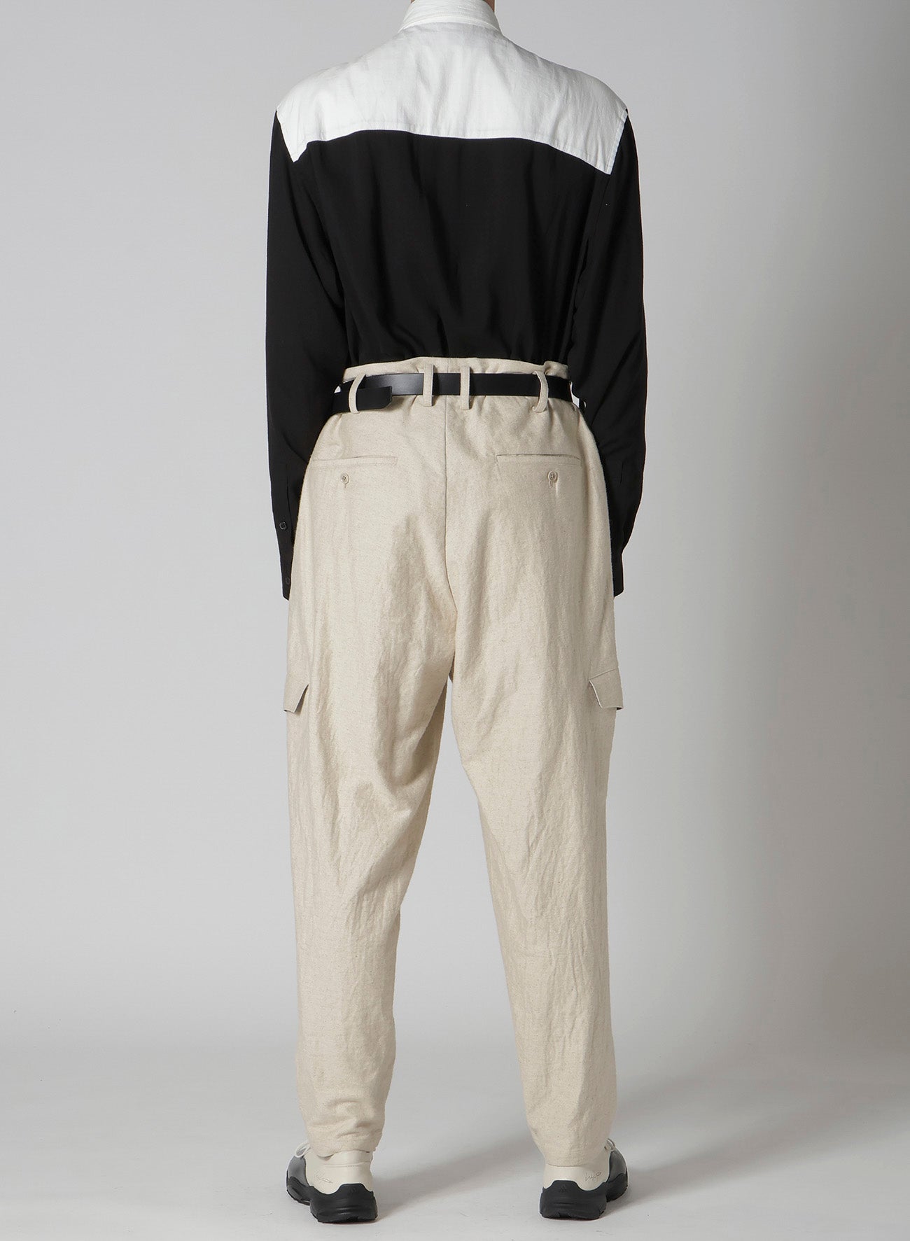 Premium Cotton Linen Blend Double Satin Pants with Flap Pockets - Comfortable & Stylish for Work, Travel & Casual Wear