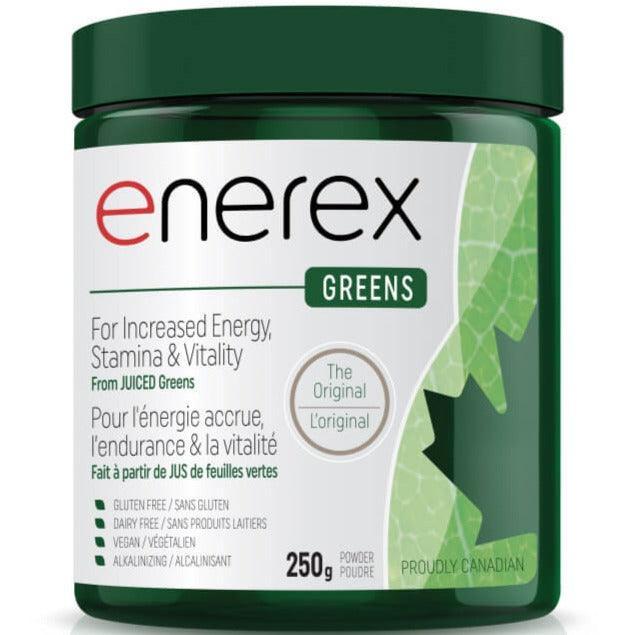 Enerex Greens The Original Superfood Powder 250g - Organic Energy Boost for Smoothies, Juices & Healthy Lifestyle