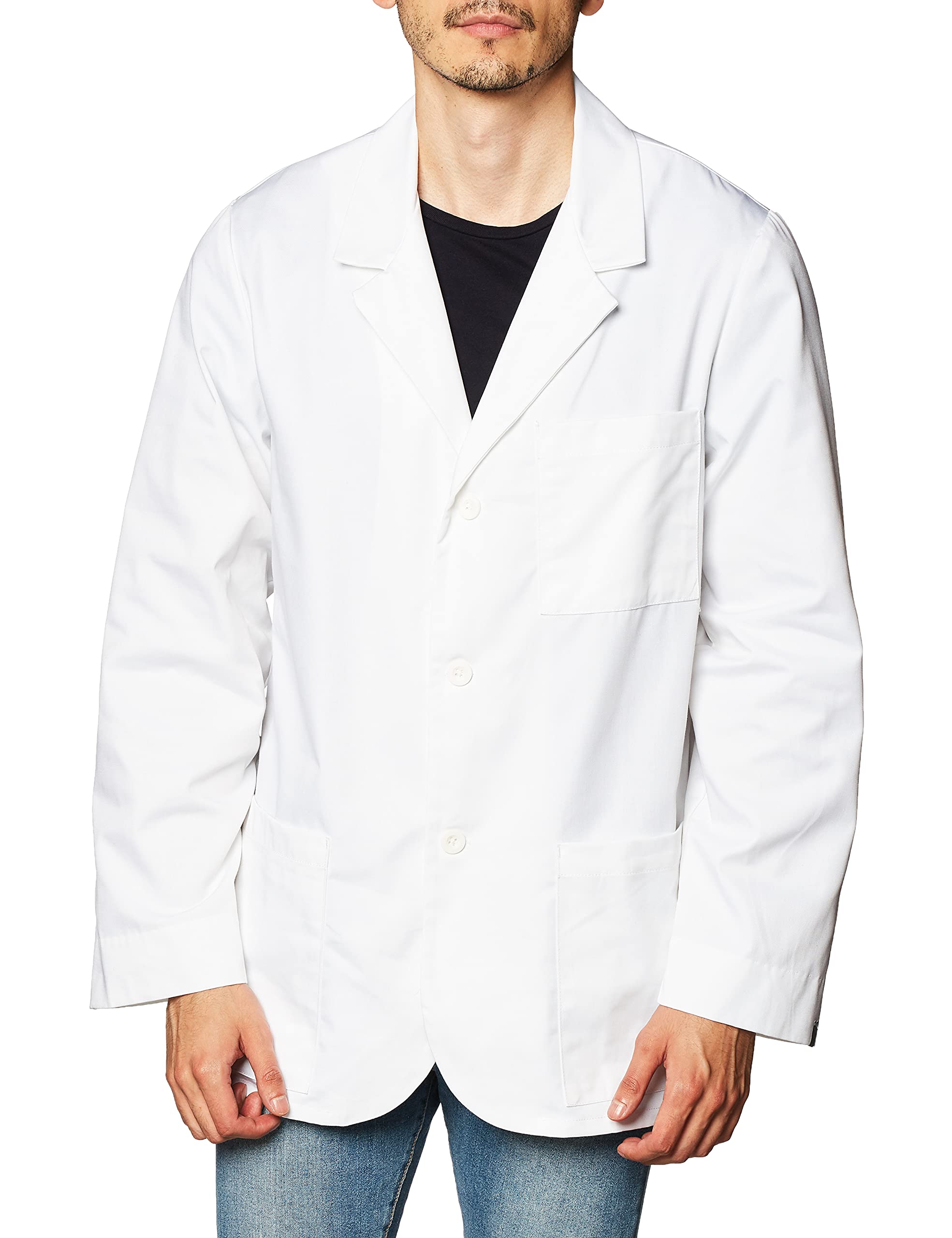 Med-Man Professional Men's Scrubs Lab Coat 31