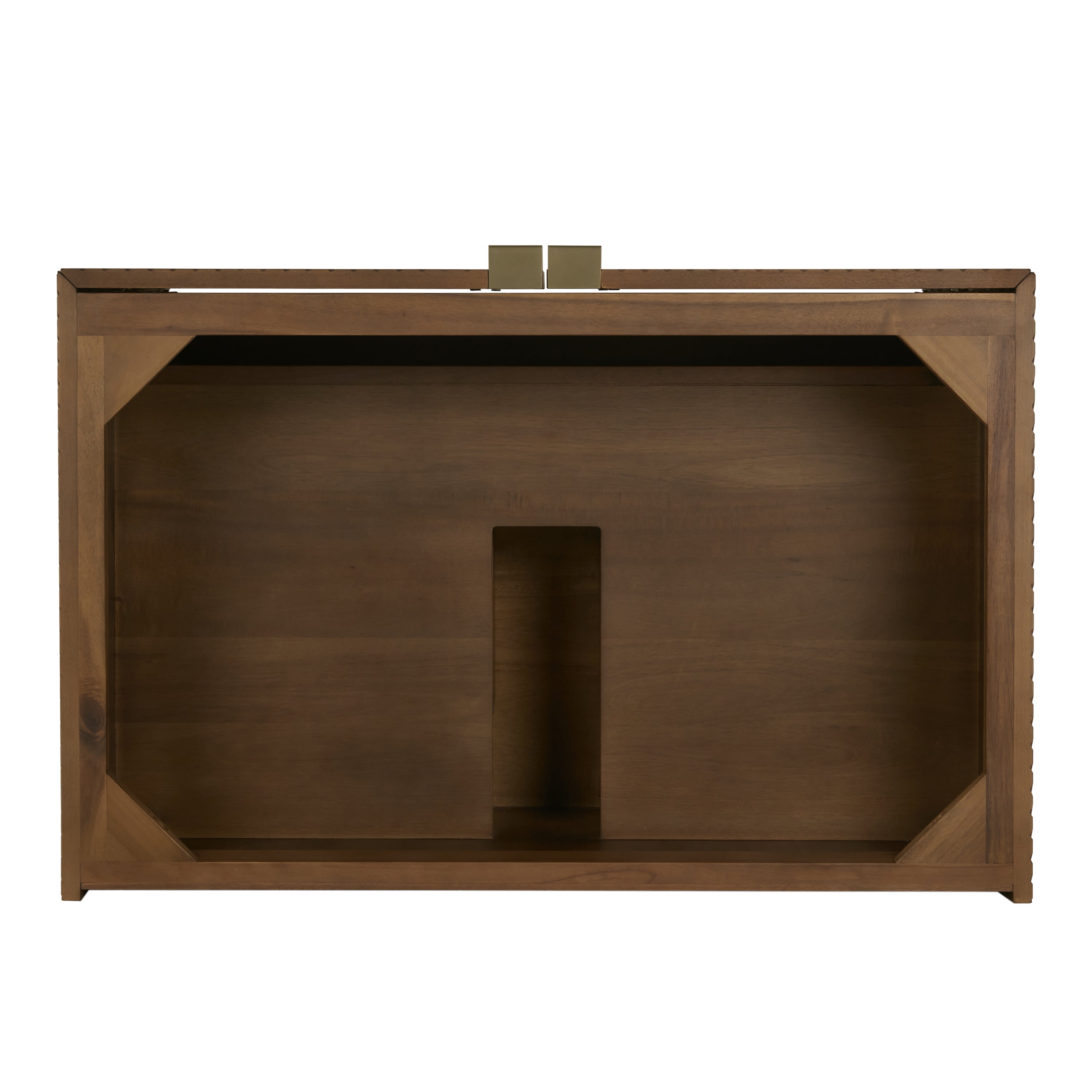 Marcello 36 Inch Single Bathroom Vanity with Sink - Chestnut Brown Finish for Modern Home & Apartment Remodeling