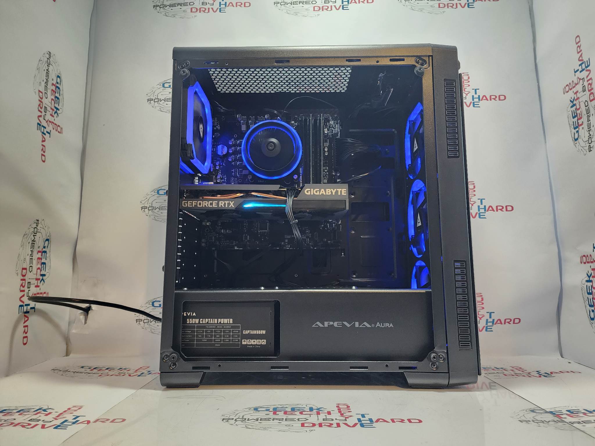 Custom Gaming PC Desktop Computer - Intel Core i5, NVIDIA GeForce RTX 4060 Ti, 2TB SSD, 32GB DDR5 RAM, WiFi 6, RGB Aura Sync, Black B760 Motherboard - Perfect for 4K Gaming, Streaming & Content Creation