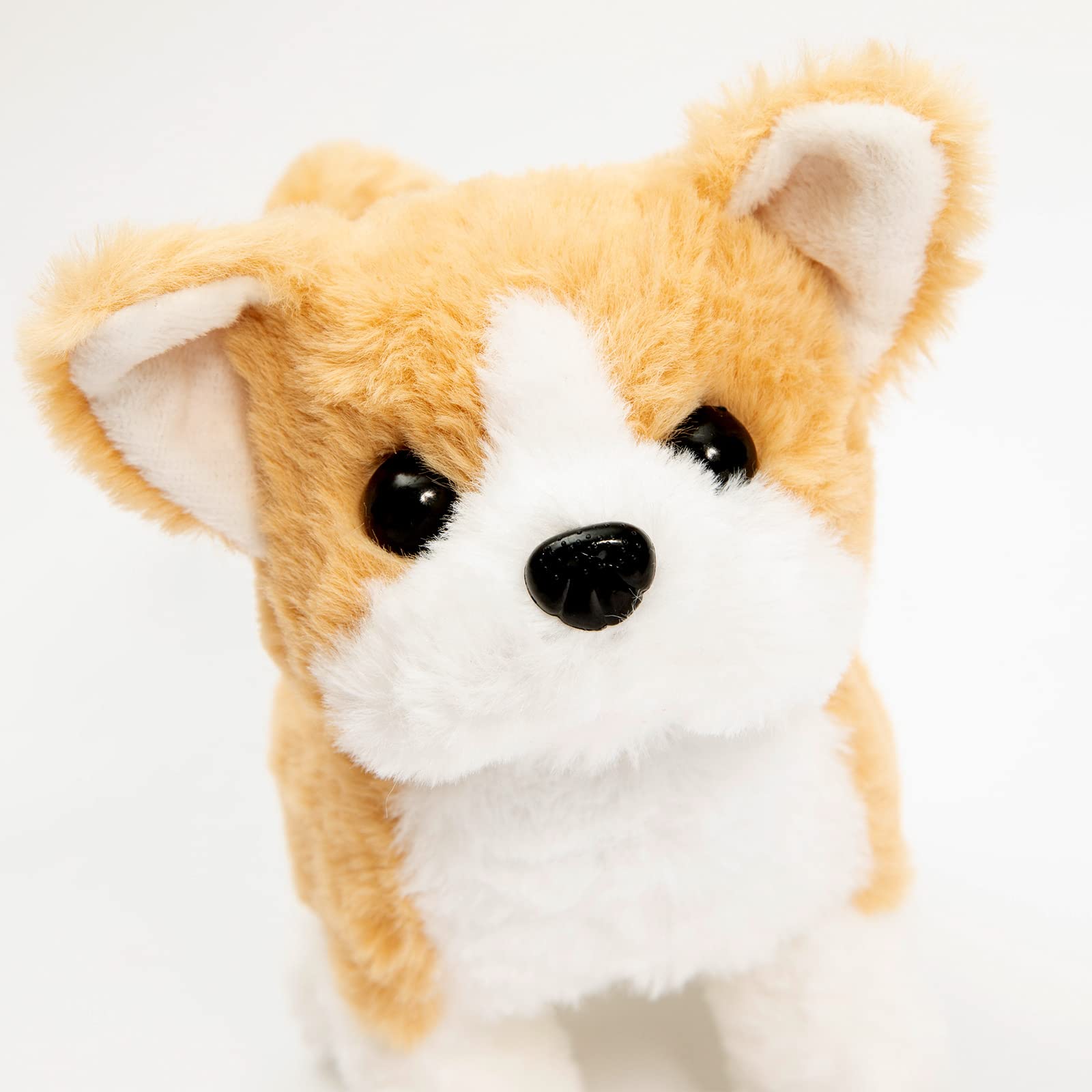 Realistic Walking & Barking Toy Dog - Electronic Puppy Pet with Battery for Kids, Girls & Boys - Interactive Lifelike Dog Toy for Playtime, Gifts & Role Play (Pastoral Style)