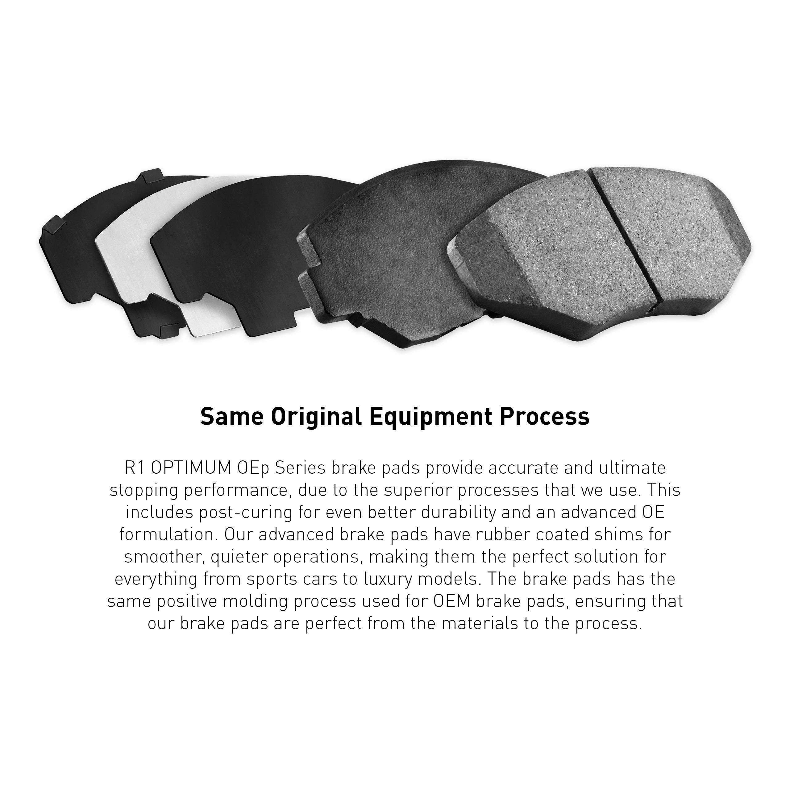 High-Performance Front & Rear Carbon Brake Rotors with Optimum OEP Pads & Sensor Wire - CPB.40001.64 - Perfect for Racing, Track Days & High-Speed Driving