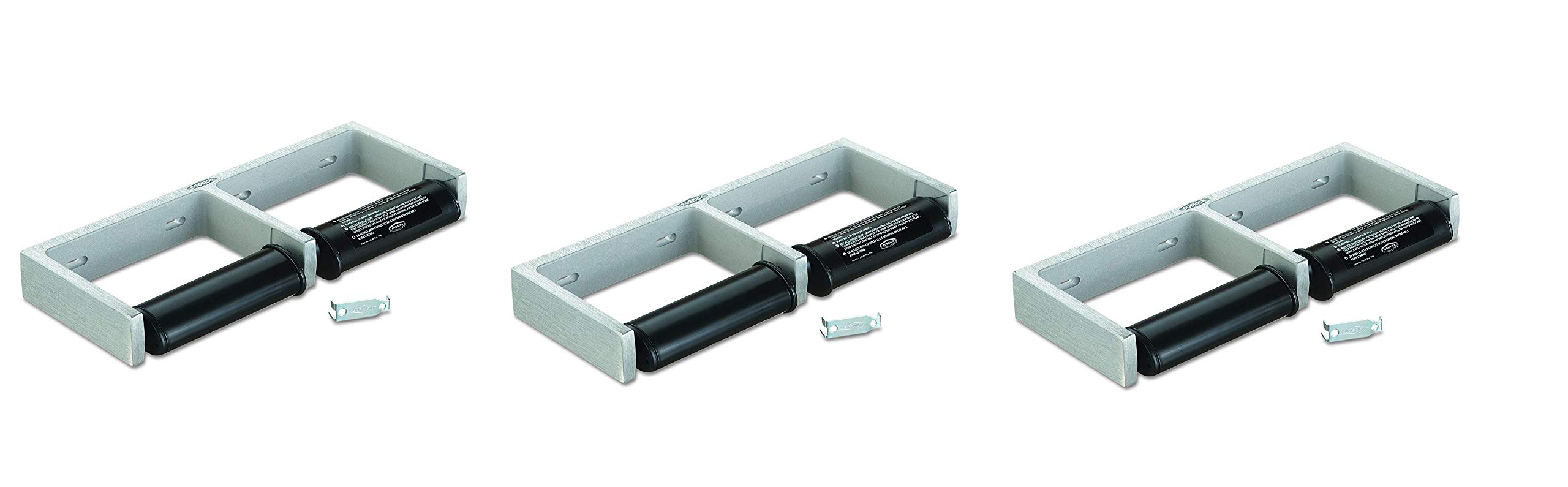 Bobrick 2740 ClassicSeries Two-Roll Toilet Paper Dispenser - 12.5