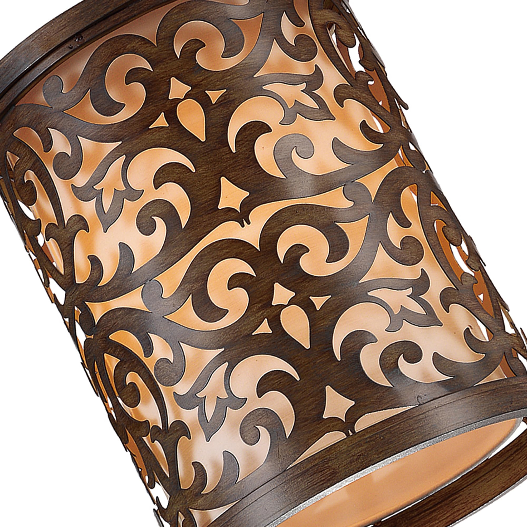 CWI Lighting Nicole 1-Light Drum Shade Metal Mini Pendant in Chocolate - Perfect for Kitchen Island, Dining Room, or Entryway Lighting