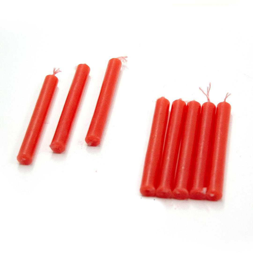 20 Pack Mini Red Spell Chime Candles for Wicca Magic Rituals - Perfect for Witchcraft Altars, Pagan Ceremonies & Meditation Spaces