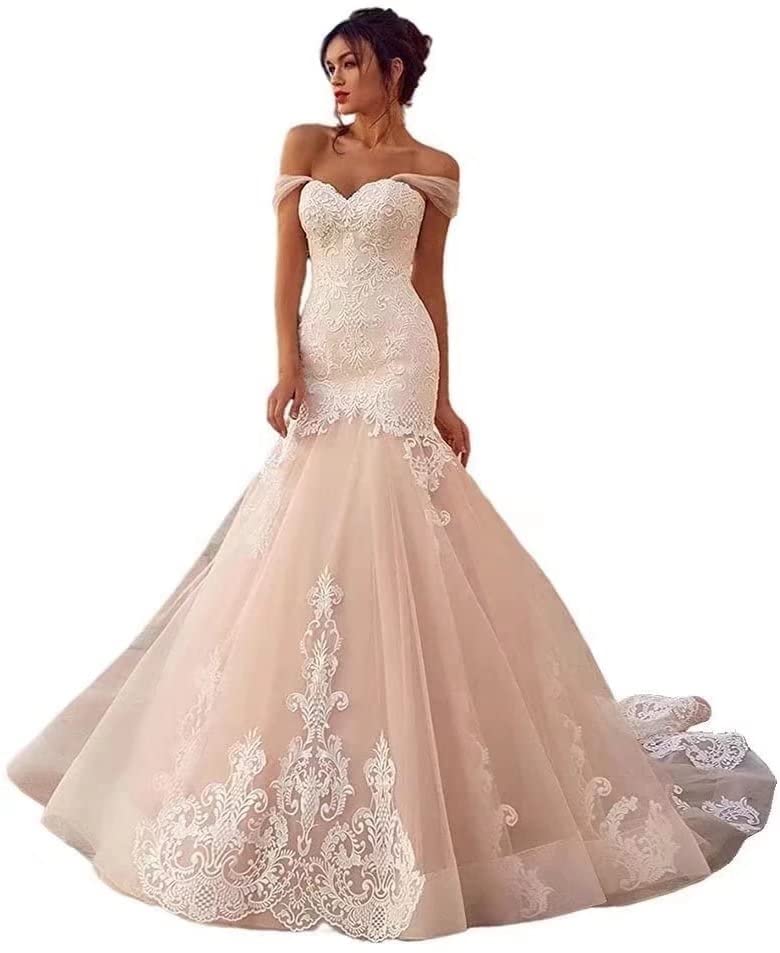 Elegant Mermaid Wedding Dress - Satin Sweep Train V-Neck Backless Beach Bridal Gown for Romantic Beach Weddings & Destination Ceremonies