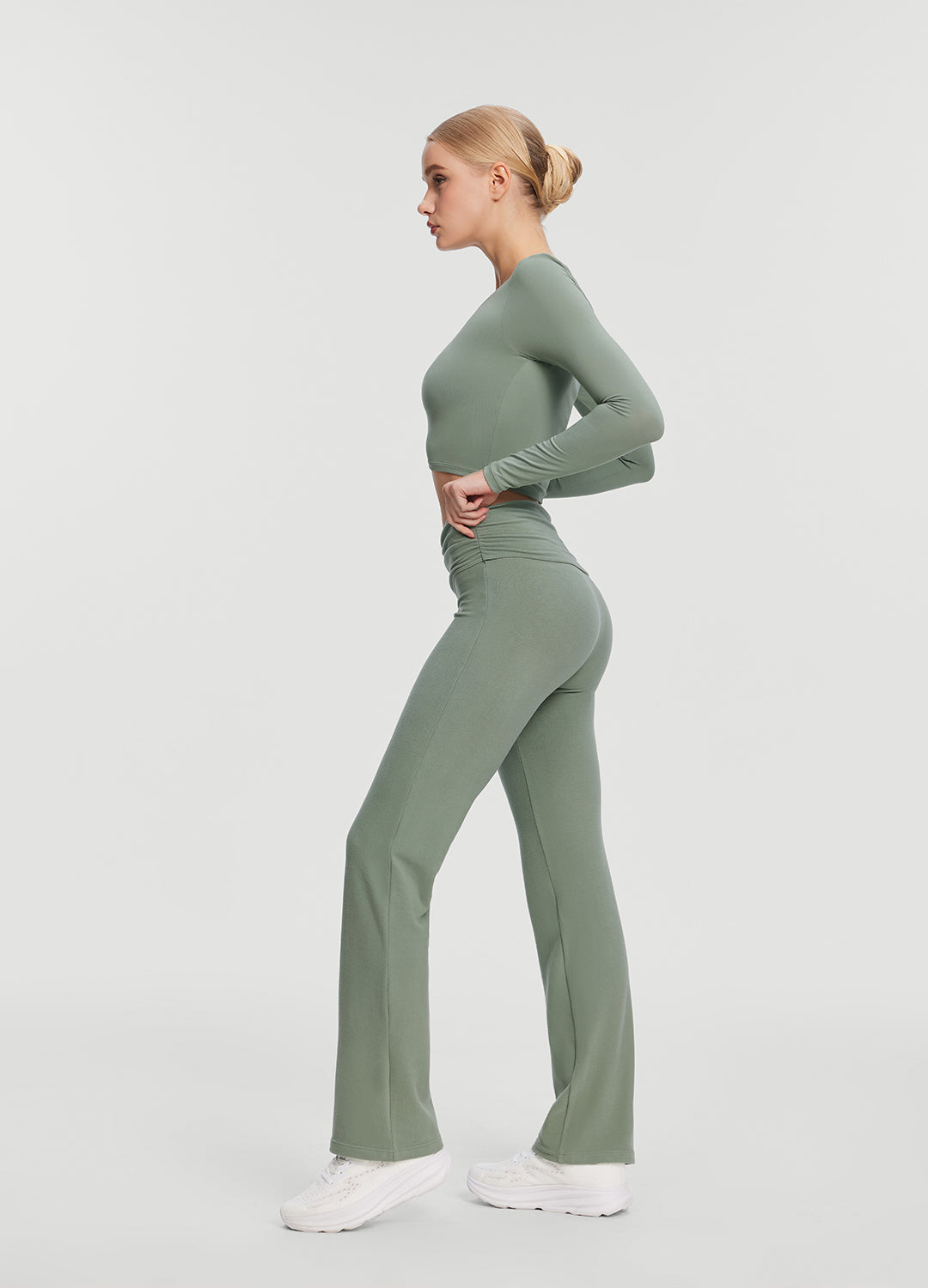 Soft Seamless Yoga Lounge Pants for Women - Comfortable Stretchy Workout Pants for Yoga, Pilates, Home & Travel