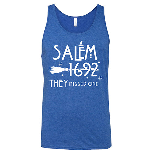 Salem 1692 They Missed One Unisex T-Shirt - Vintage Witch Trial Design for Halloween Costumes & Historical Events