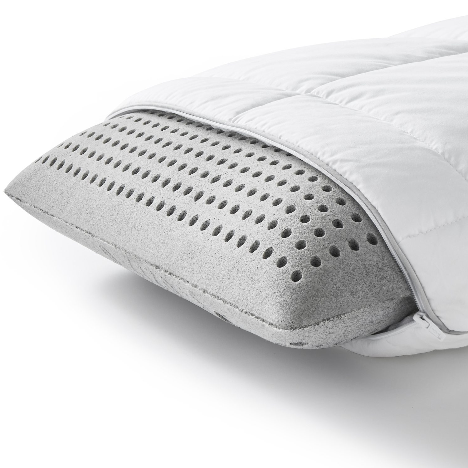 Organic Natural Latex Foam Pillow for Side, Back & Stomach Sleepers - Hypoallergenic & Breathable Bedding for Ultimate Comfort - Perfect for Home, Hotel & Travel Use