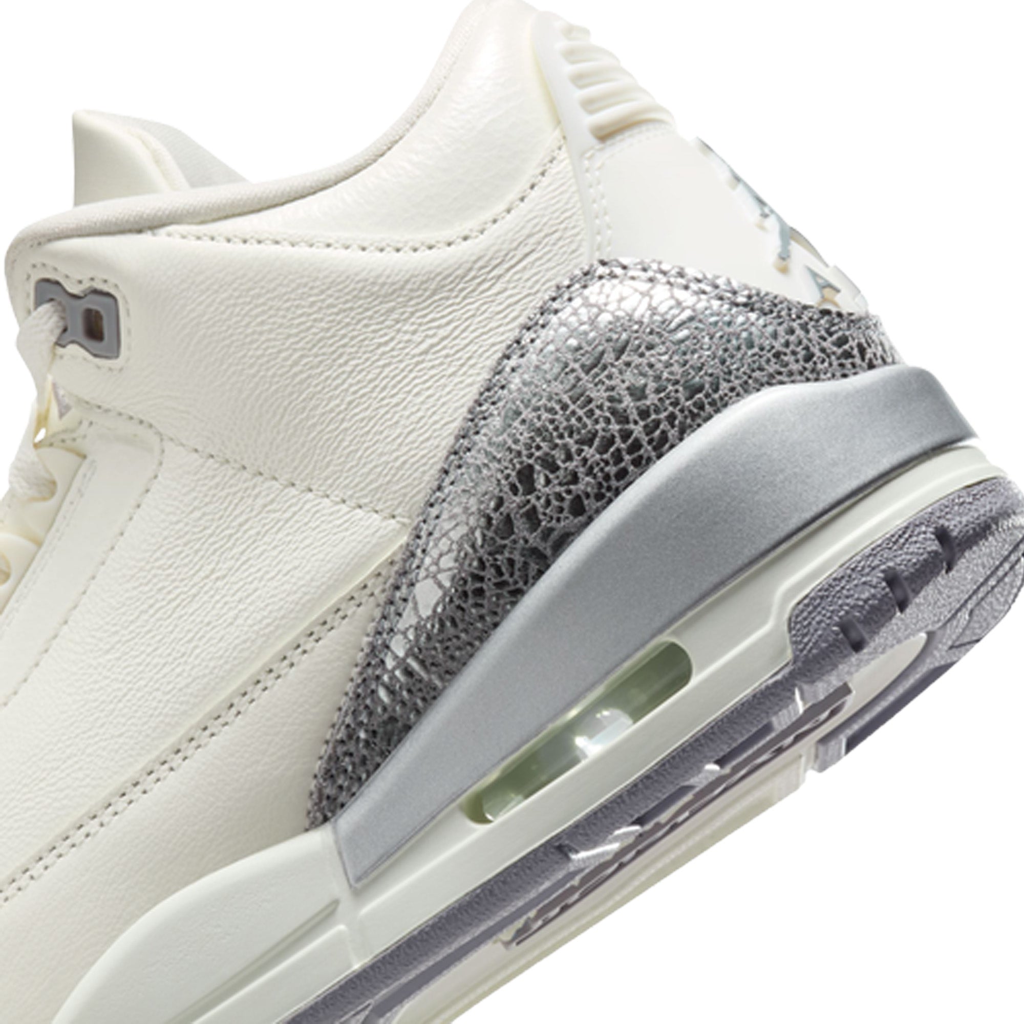 Air Jordan 3 Retro 'Sail Cement Grey' Women's Basketball Shoes (2025) - Classic Sneakers for Casual Wear, Street Style & Gym Workouts