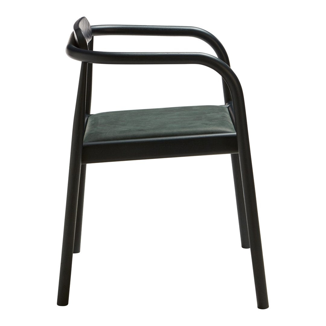 AHM Armchair - Upholstered Stackable Seat for Living Room, Office & Dining - Modern Comfortable Chair for Home & Workspace