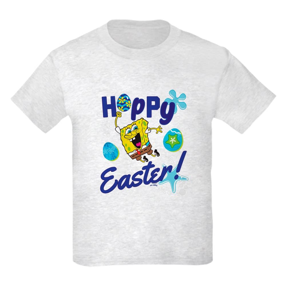 SpongeBob SquarePants Easter Kids T-Shirt - Funny Cartoon Character Graphic Tee for Boys & Girls - Perfect for Easter Celebrations, Birthday Gifts & School Events