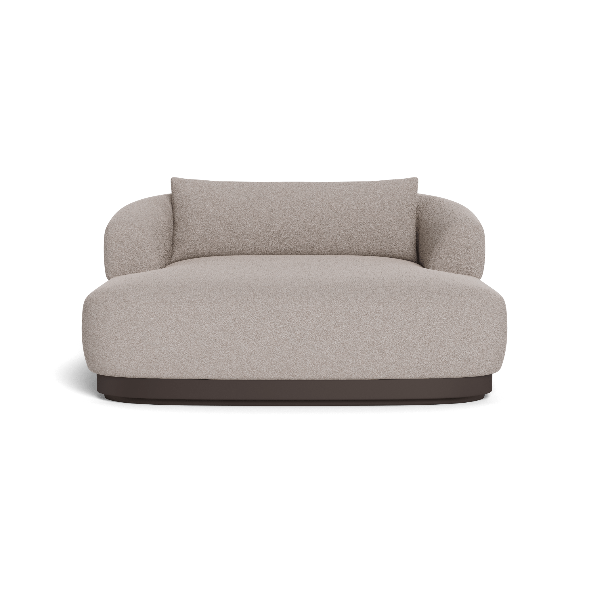 Amalfi Daybed - Modern Outdoor Patio Lounge Bed with Cushions - Perfect for Poolside, Garden, or Backyard Relaxation