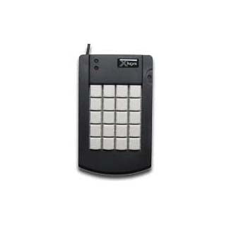 X Keys XD 02 PS2 B Desktop Mechanical Keypad - Programmable Macro Keyboard for Gaming & Office Work (Perfect for PC, PS2, CAD Design & Video Editing)