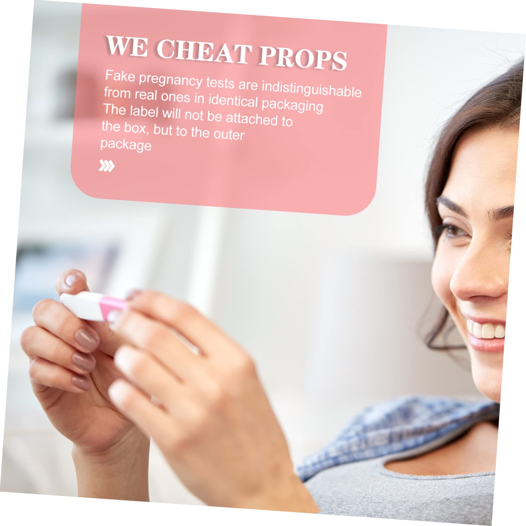 NOLITOY 3-Pack Fake Pregnancy Test Kit - Realistic Prank Toy for Adults, Halloween Gag Gifts & Funny Party Props - Perfect for April Fools, Bachelorette Parties & Practical Jokes