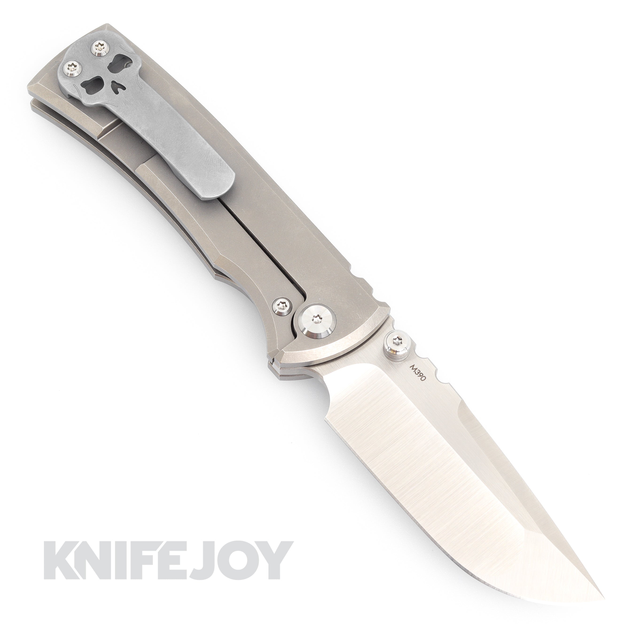 Chaves Ultramar Redencion Framelock Folding Knife - Engraved TOPO Stonewash Titanium Handles, Drop Point Blade for EDC & Outdoor Use | Perfect for Camping, Hiking & Survival Gear