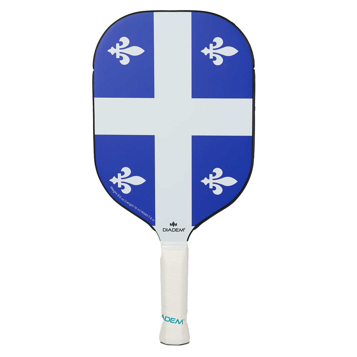 Diadem Icon V1 Quebec Flag Pickleball Paddle - Premium Demo Rental (17) for Tournament & Recreational Play