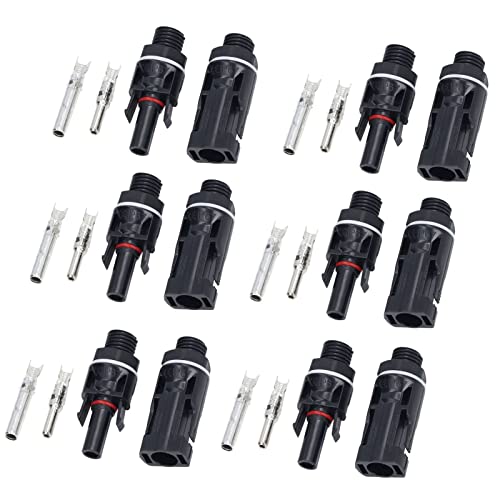 Solar Panel End Connector - Waterproof, Dustproof, Anti-Aging Brass + PPO Insulated Terminal for Solar Systems | Ideal for Harsh Weather & Petroleum Environments