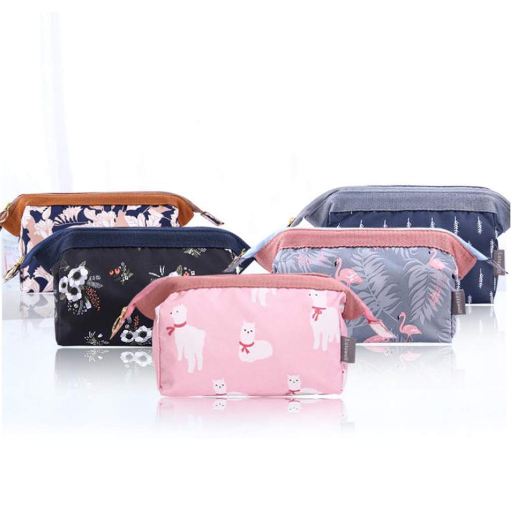 Stylish Black Travel Clutch Bag - Waterproof Cosmetic Makeup Pouch & Toiletry Organizer for Women | Perfect for Airplane Carry-On, Gym Essentials, and Daily Use