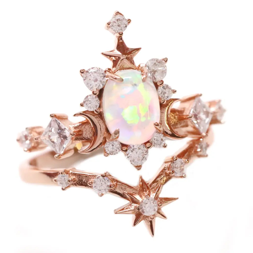 Elegant Ara Ring Set for Women - 925 Sterling Silver Stackable Rings - Perfect for Everyday Wear, Gifts & Special Occasions