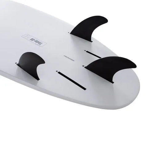 NSP Elements HDT Tinder D 8 6'6 FTU White Surfboard - High Performance Longboard for All Wave Conditions | Perfect for Beginners and Professionals in Beach Surfing