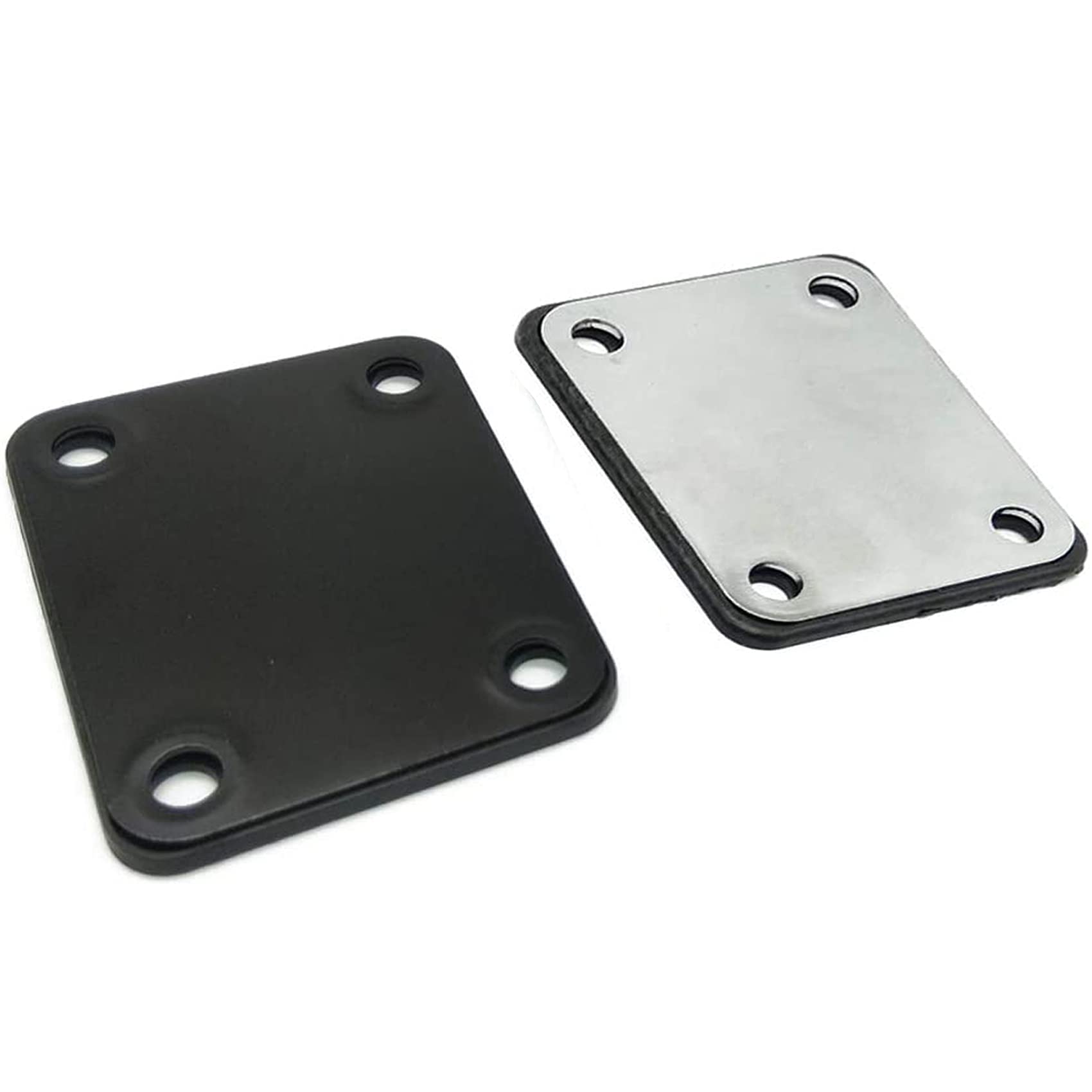 TIHOOD 3-Piece Electric Guitar Neck Plate with Screws - Replacement Guitar Neck Plate for Fender, Gibson & More | Perfect for Guitar Repair & Maintenance