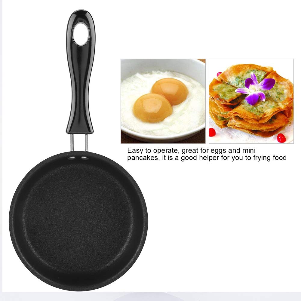 Portable Mini Cast Iron Frying Pan - Small Nonstick Skillet for Eggs, Camping & Outdoor Cooking | Perfect for Home Kitchen, Picnics & RV Trips