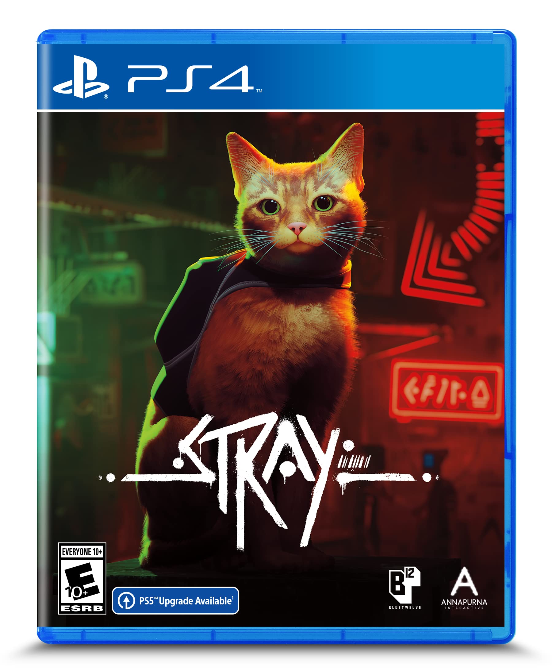 Stray - PlayStation 4 Game | Adventure Cat Simulation for PS4 | Explore Cyberpunk City as a Lost Feline | Perfect for Cat Lovers & Adventure Gamers