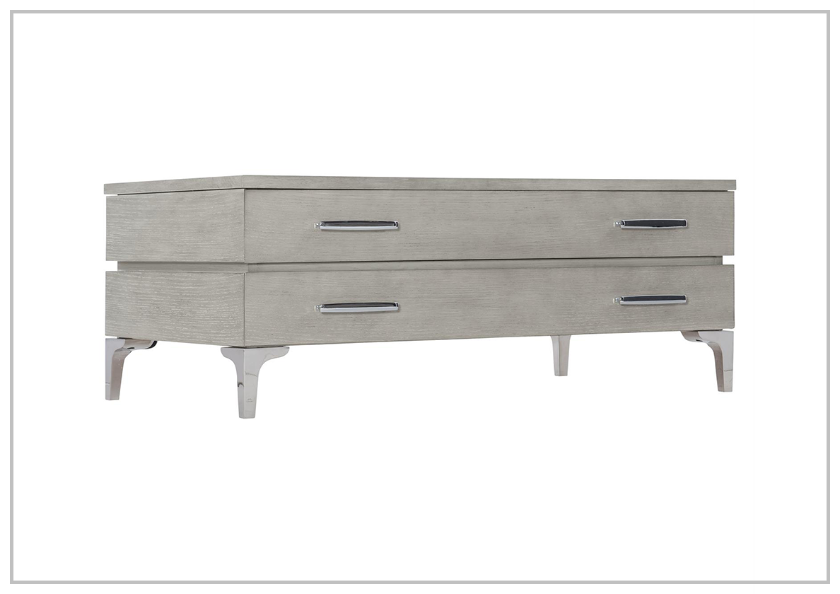 Bernhardt Whitley Cocktail Table - Solid Oak Finish - Elegant Living Room & Dining Room Furniture for Home Decor